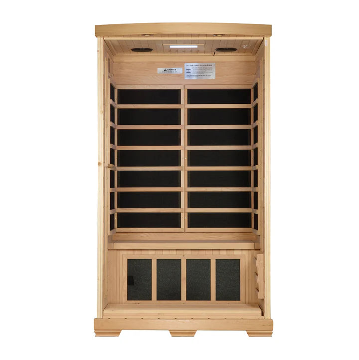 emvexa Solo 1–2 Person Near Zero EMF FAR Infrared Sauna (2025 Edition)