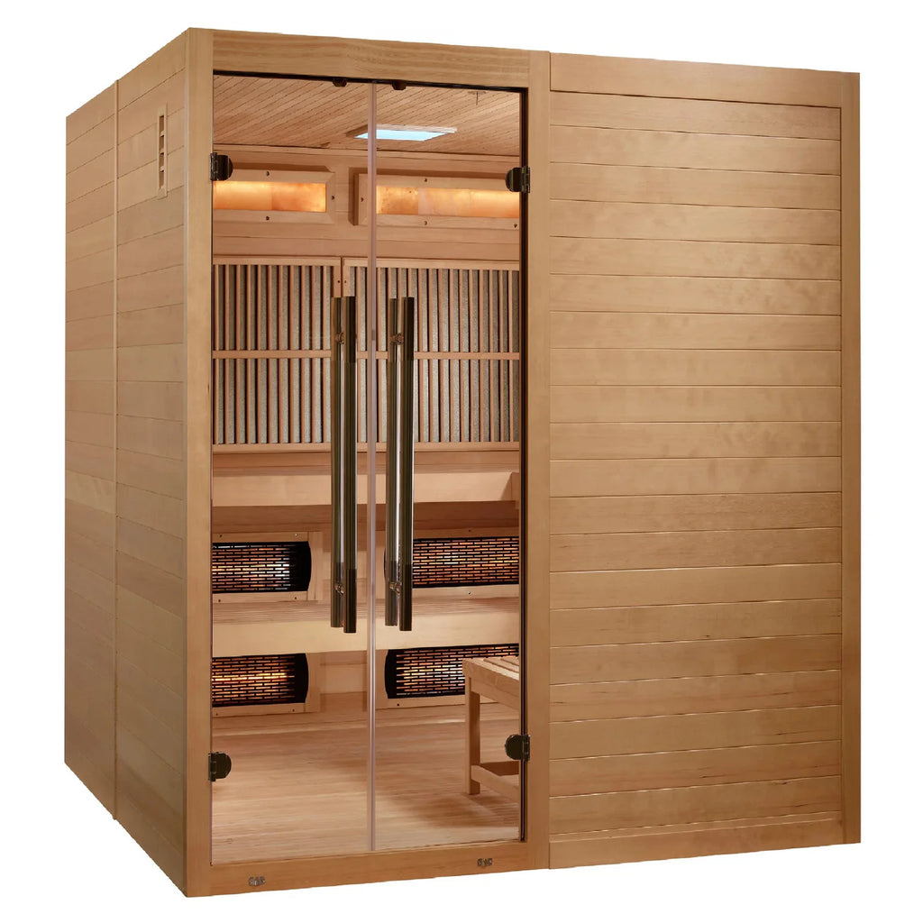 Golden Designs 2025 Toledo GDI-8360-01 6 Person Hybrid Indoor Sauna
