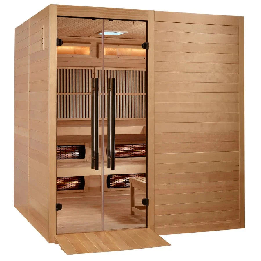 Golden Designs 2025 Toledo GDI-8360-01 6 Person Hybrid Indoor Sauna