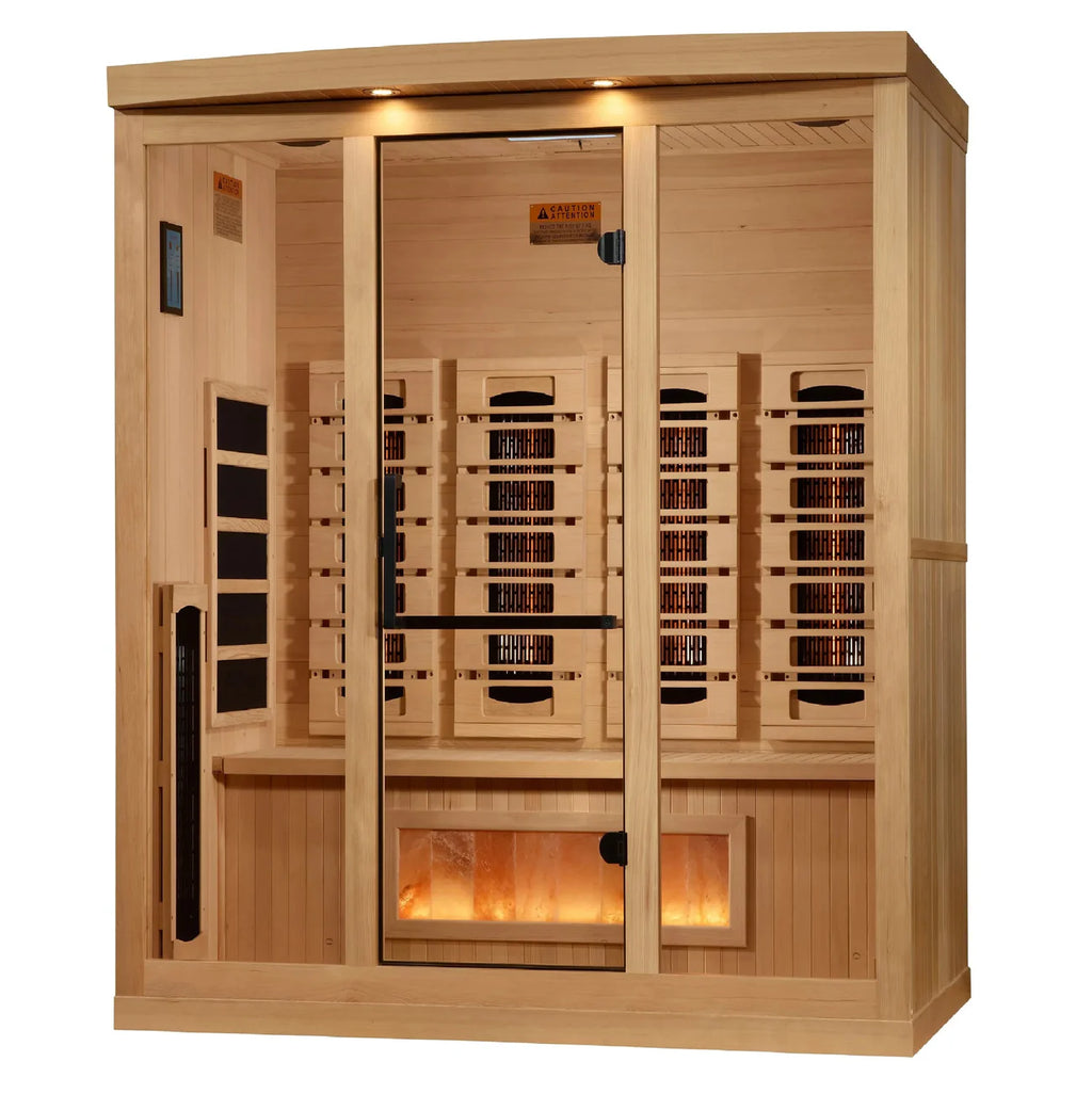Golden Designs 4-Person 2025 Reserve Edition GDI-8040-03 Full Spectrum with Himalayan Salt Bar