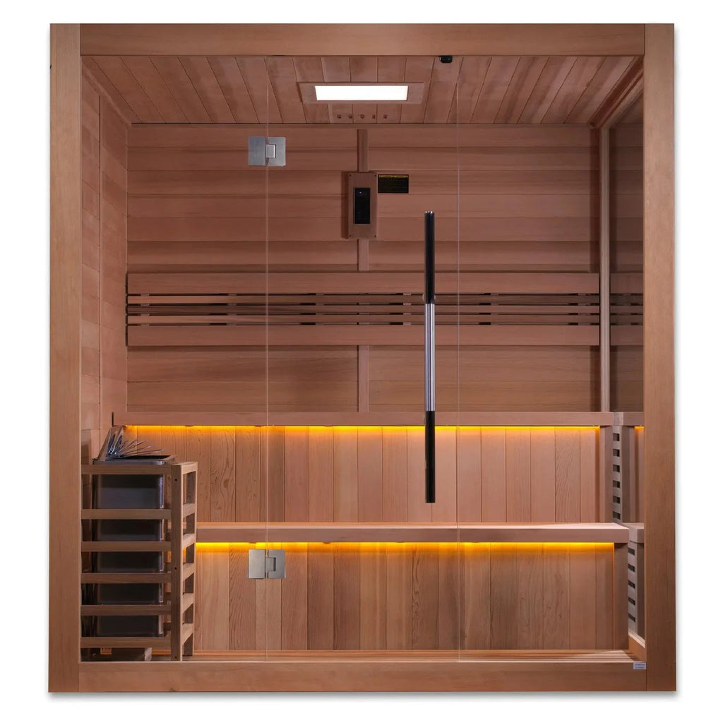 Golden Designs "Kuusamo Edition" 6 Person Indoor Traditional Sauna GDI-7206-01